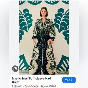 Farm Rio - Mystic Scarf Maxi Dress - XS